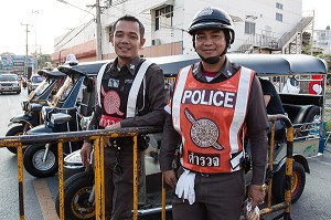 POLICE, THAILANDE, ASIE 