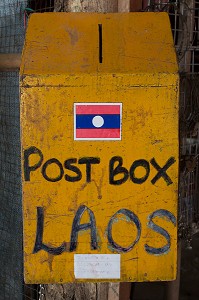 BOITE AUX LETTRES, LAOS, ASIE 