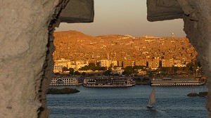 VILLE D'ASSOUAN, HAUTE EGYPTE, EGYPTE, AFRIQUE 