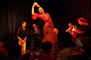 SPECTACLE DE DANSE FLAMENCO A LA CASA PATAS, MADRID, ESPAGNE 