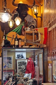 BAR SUR LE THEME DE LA TAUROMACHIE, QUARTIER DE HUERTAS, MADRID, ESPAGNE 