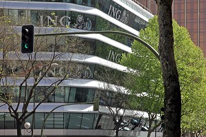 SIEGE DE LA BANQUE ING, CALLE GENEVA, PLAZA COLON, MADRID, ESPAGNE 