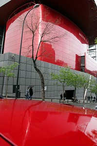 EXTENSION JEAN NOUVEL DU MUSEO REINA SOFIA, CALLE SANTA ISABEL, QUARTIER ATOCHA, MADRID, ESPAGNE 