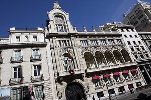 FACADE DU CASINO DE MADRID, CALLE ALCALA, MADRID, ESPAGNE 