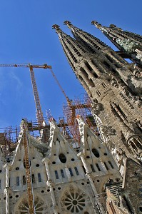 LA SAGRADA FAMILIA, BARCELONE, ESPAGNE, EUROPE 