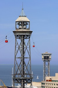 TELEPHERIQUE PORT DE BARCELONE, ESPAGNE, EUROPE 