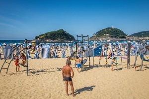 SAINT SEBASTIEN, DONOSTIA, CAPITALE EUROPEENNE DE LA CULTURE 2016, PAYS BASQUE, ESPAGNE 