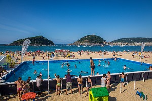 SAINT SEBASTIEN, DONOSTIA, CAPITALE EUROPEENNE DE LA CULTURE 2016, PAYS BASQUE, ESPAGNE 