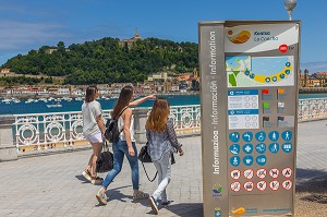 SAINT SEBASTIEN, DONOSTIA, CAPITALE EUROPEENNE DE LA CULTURE 2016, PAYS BASQUE, ESPAGNE 