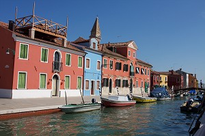ILE DE BURANO, LAGUNE DE VENISE, ITALIE 