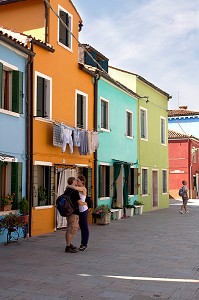 ILE DE BURANO, LAGUNE DE VENISE, ITALIE 
