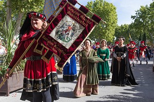 FETE DE LA SAINT-LOUIS, AIGUES-MORTES, GARD (30), FRANCE 