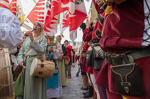 FETE DE LA SAINT-LOUIS, AIGUES-MORTES, GARD (30), FRANCE 