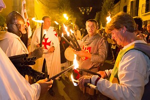 FETE DE LA SAINT-LOUIS, AIGUES-MORTES, GARD (30), FRANCE 