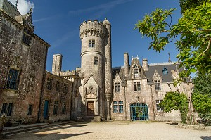 LE CHATEAU DE KERIOLET, CONCARNEAU, (29) FINISTERE, BRETAGNE, FRANCE 