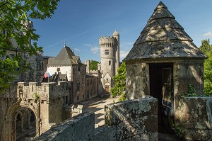 LE CHATEAU DE KERIOLET, CONCARNEAU, (29) FINISTERE, BRETAGNE, FRANCE 