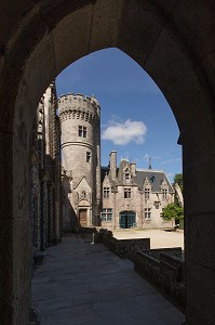 LE CHATEAU DE KERIOLET, CONCARNEAU, (29) FINISTERE, BRETAGNE, FRANCE 
