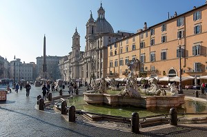 ILLUSTRATION VILLE DE ROME, ITALIE, EUROPE 