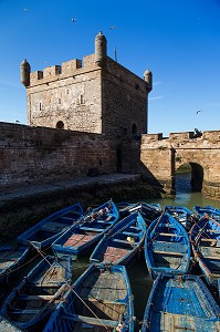 ESSAOUIRA, MOGADOR, CITE PORTUAIRE, COTE ATLANTIQUE, MAROC, AFRIQUE DU NORD 