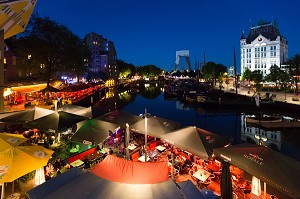 ROTTERDAM, VILLE PORTUAIRE, PAYS BAS 