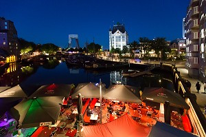 ROTTERDAM, VILLE PORTUAIRE, PAYS BAS 