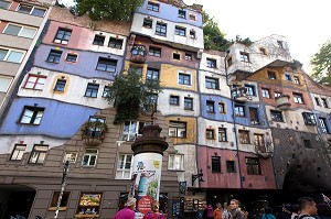 HUNDERTWASSERHAUS, VIENNE, AUTRICHE 