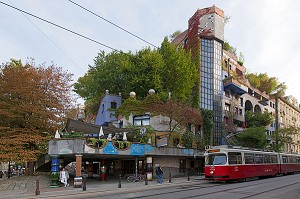 HUNDERTWASSERHAUS, VIENNE, AUTRICHE 