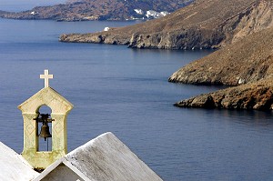 CHAPELLE PRES DE CHORA SFATION SUR LA MER DE LYBIE, CRETE, GRECE 