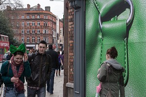 SCENE DU RUE, GRAFTON STREET, DUBLIN, IRLANDE 