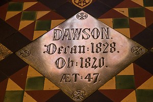 TOMBE DE DAWSON, INTERIEUR DE LA CATHEDRALE SAINT-PATRICK, DUBLIN, IRLANDE 
