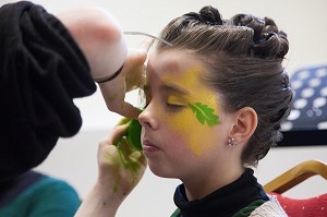 PREPARATIFS DES FESTIVITES DE LA FETE DE LA SAINT-PATRICK, SAINT PATRICK’S DAY, DUBLIN, IRLANDE 