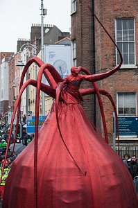 PARADE ET DEFILE POUR LA FETE DE LA SAINT-PATRICK, SAINT PATRICK’S DAY, DUBLIN, IRLANDE 
