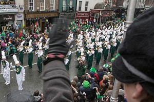 PARADE ET DEFILE POUR LA FETE DE LA SAINT-PATRICK, SAINT PATRICK’S DAY, DUBLIN, IRLANDE 