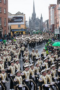 PARADE ET DEFILE POUR LA FETE DE LA SAINT-PATRICK, SAINT PATRICK’S DAY, DUBLIN, IRLANDE 