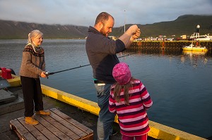 PECHE A LA LIGNE EN ISLANDE, EUROPE 