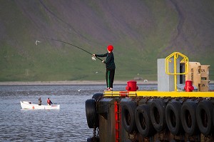 PECHE A LA LIGNE EN ISLANDE, EUROPE 