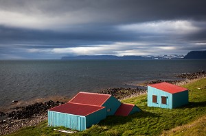 PAYSAGE DES FJORDS DE L’OUEST, ISLANDE, EUROPE 