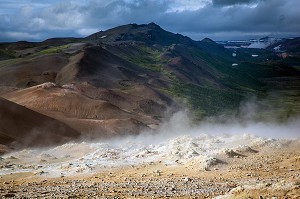 ZONE GEOTHERMIQUE DE NAMAFJALL, ISLANDE, EUROPE 