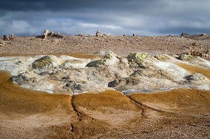 ZONE GEOTHERMIQUE DE NAMAFJALL, ISLANDE, EUROPE 