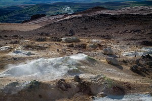 ZONE GEOTHERMIQUE DE NAMAFJALL, ISLANDE, EUROPE 