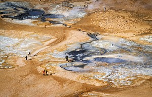 ZONE GEOTHERMIQUE DE NAMAFJALL, ISLANDE, EUROPE 