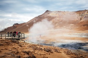 ZONE GEOTHERMIQUE DE NAMAFJALL, ISLANDE, EUROPE 