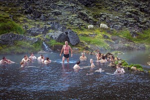 SOURCES CHAUDES, GEOTHERMIE EN ISLANDE, EUROPE 