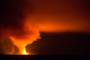 ERUPTION DU VOLCAN HOLUHRAUN, ISLANDE 