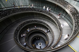 ESCALIER HELICOIDAL, MUSEE DU VATICAN, ROME 