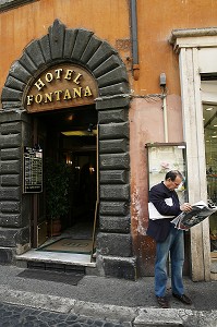 HOTEL FONTANA, PIAZZA DE TREVI, ROME 