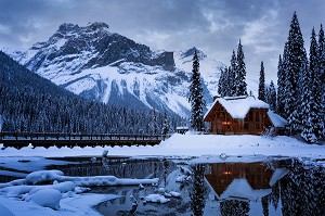 LE CANADA OUEST EN HIVER, AMERIQUE DU NORD 