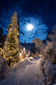 LE CANADA OUEST EN HIVER, AMERIQUE DU NORD 