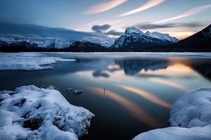 LE CANADA OUEST EN HIVER, AMERIQUE DU NORD 