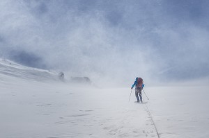 ALPINISME EN HAUTE MONTAGNE, MASSIF DU MONT-BLANC, CHAMONIX-MONT-BLANC, HAUTE-SAVOIE (74), FRANCE 